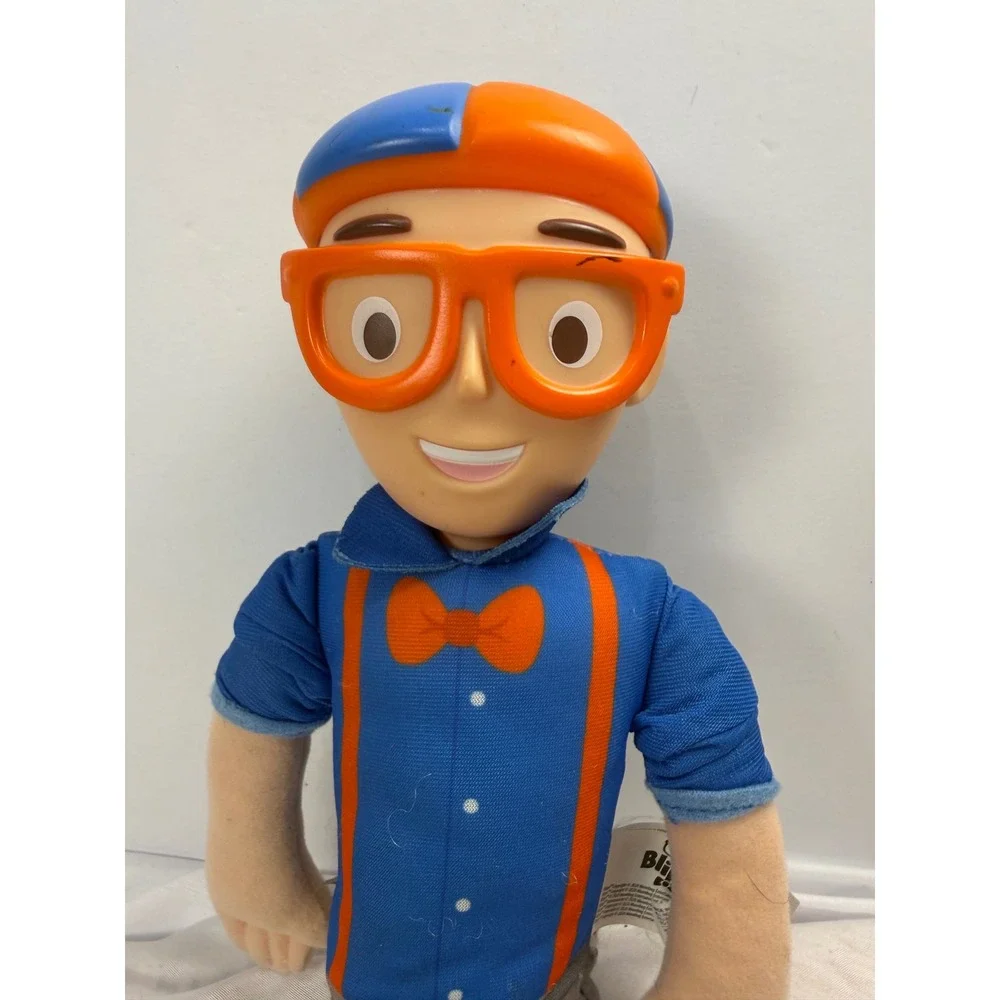 Blippi My Buddy Blippi 16 Inch Plush Figure Doll Blue Orange Outfit 2020 Moonbug